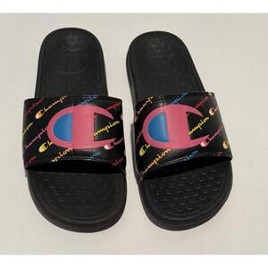 Youth Champion Slides Sandals Size US 6 Multicolor